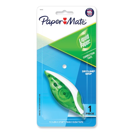 Paper Mate DryLine Grip Correction Tape, Non-Refillable, 1/5" x 335" 660415